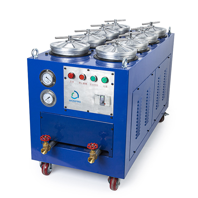 Mobilna maszyna do filtrowania oleju 8R Water Glycol Oil